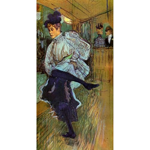 Impression sur toile Toulouse-Lautrec Jane Avril cadre déco maison et bureau