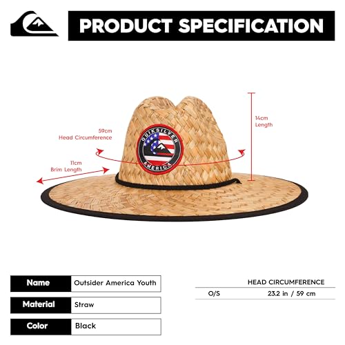 Quiksilver Boys' Pierside Lifeguard Hat (Little Big Kid)4