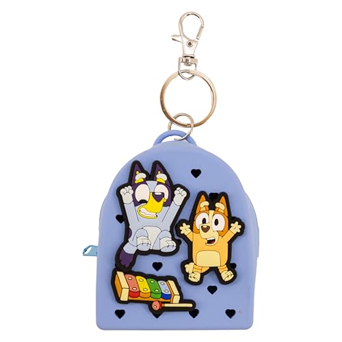 Dije de bolsa Bluey infantil ideal para regalar como accesorio con cremallera