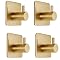 Fotosnow Heavy Duty Adhesive Hooks – 4 Pack, Stainless Steel, Waterproof, Holds 15 Lbs – Perfect For Bathroom, Kitchen, Hanging Towels, Robes & More