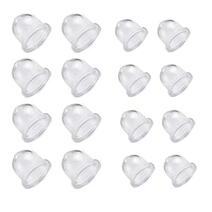 XAVSWRDE 16 Pz Carburatore Primer Pompa Bulbi Lampadina di Ricambio Primer 19 e 22 mm Accessori di Ricambio Primer Bulbo Olio Carburatore Pompa Primer per Siepi, Sega a Benzina, Decespugliatori