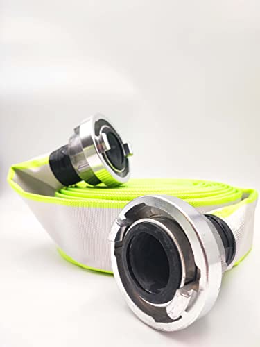 2 Zoll | C-52-20 Meter Industrieschlauch | Feuerwehrschlauch | Bauschlauch | Flachschlauch | Schlauch mit Storz-Kupplung