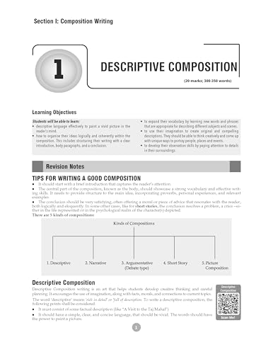 Image of Oswaal ICSE Question Bank Chapterwise & Topicwise Solved Papers Class 9 & 10 English-1 For 2026 Exam