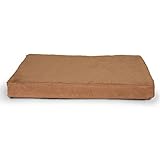 Furhaven Orthopedic Mattress Pet Bed, Large, Camel, for Dogs and Cats