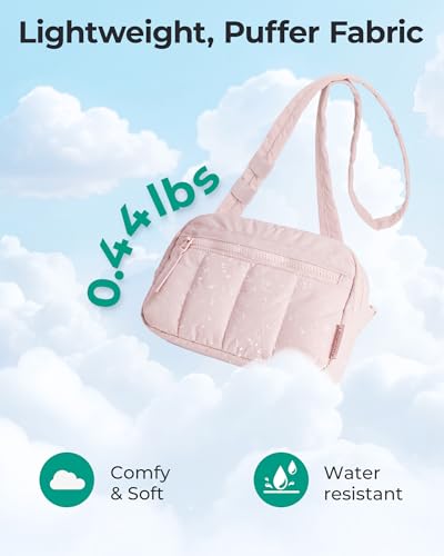 BAGSMART Quilted Puffy Belt Bag 2.2L — view 3