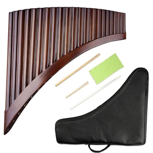 Pan Flute Instrument 22 Pipes Pan Flute G Key Woodwind Instrument Chinese Traditional Musical Bamboo Purely Handmade(R,S-G)