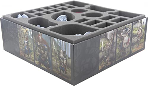 Feldherr Set de Plateau en Mousse Compatible avec la boîte de Jeu de société Blood Rage