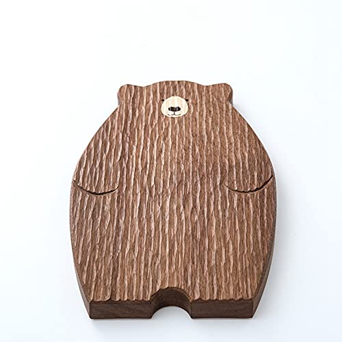 Tagliere in legno BäRenföRmiges pane noce nera