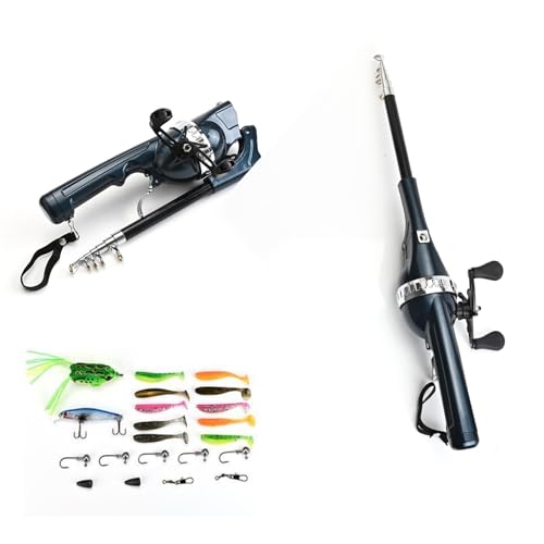 Telescopic Fishing Rod - Compact Foldable Design, Easy to Carry, Suitable for Travel Fishing