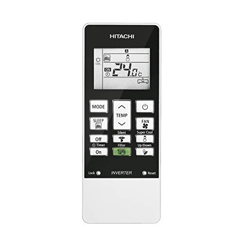 Image of Hitachi 2 Ton 5 Star Inverter Split AC (Copper, Dust Filter, 2021 Model, RMRG524HEEA White)