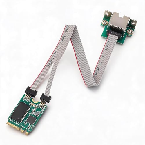 Tarjeta de Red Ethernet M.2 Pomya, Adaptador LAN RJ45 Gigabit RTL8111F 1000/100 Mbps, 1 Puerto, para Windows 7 8 10 11 y Linux miniatura 1