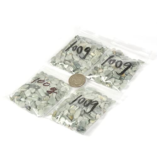 Image of 100 grams Small Tumbled Chips Polished Crushed Stone Crystal Healing Embellishments