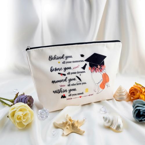 Graduation Gifts for Her 2026 College Graduation Gifts for Women Class of 2026 Gift High School Master Degree Congrats Grad Gift Bag Grad School Essentials Graduate Makeup Bag4