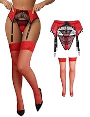 2- Red Garter+ Stocking+ Box