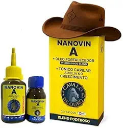Nanovin A casal 20 tônico e óleo crescimento capilar antiqueda - 2 x 30 ml