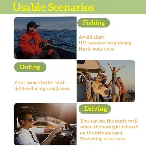 Adjustable Tint Polarized Round Sunglasses for Men, 1-9 Gear Manual Tint Control with ND Filter – Beach Eyewear, Black4