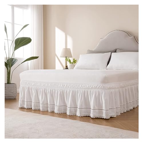 Ropa de cama suave de encaje blanco para dormitorios matrimoniales 2
