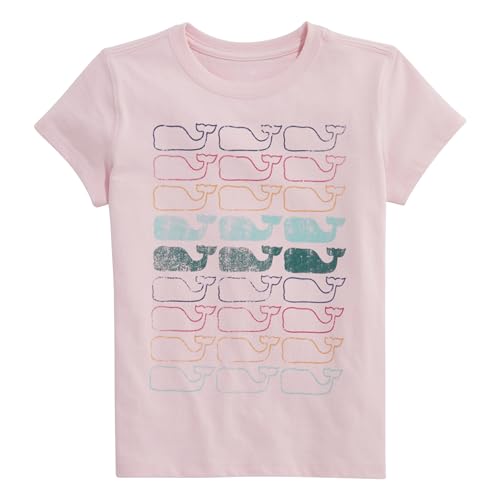vineyard vines Girls' Stacked Whales Short-Sleeve Tee