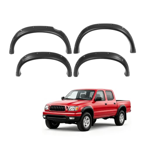 4Pcs Textured Black Fender Flares