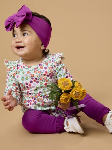 Image of RuffleButts Baby /Toddler Girls Footless Ruffled Tights