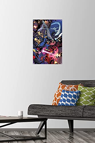 Póster de X-Men Marvel Comics lámina decorativa de pared de lucha clásica con chinchetas 3