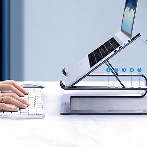 Soporte para computadora portátil elevador de escritorio plegable con radiador 8