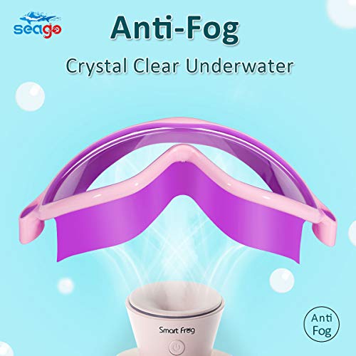 Kids Goggles for Swimming 2 Pack No Leaking Anti-Fog Outer Eye Fit with Wide View UV Protection Crystal Clear Watertight Swim Goggles with nose cover Suitable for Children Youth Boys Girls Age 3 to 14