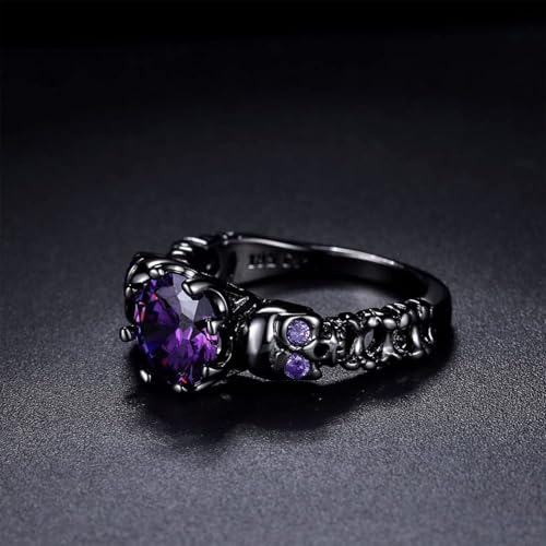 Image of Manthan Gothic Rings, Vintage Black and Gold Ring, Gothic Jewellery for Men, Goth Rings for Alternative Fashion, Punk Rock Accessories, Gothic Ring