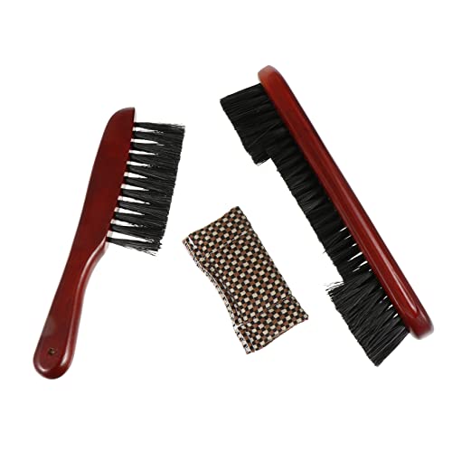 GOOHOCHY 1 Set Billiard Table Brush Pool Table Rail Brush Cleaning Practical Billiard Cloth for Ease of Use