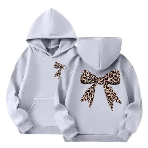 Mjjsk Sweat à capuche tendance pour filles avec nœud...