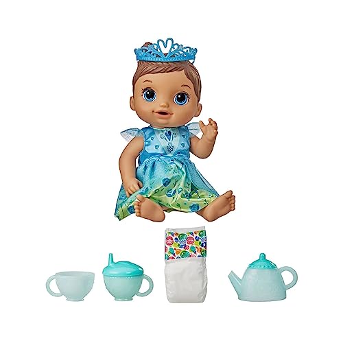 Baby Alive, Boneca Bebê Chá de Princesa, Azul e Verde