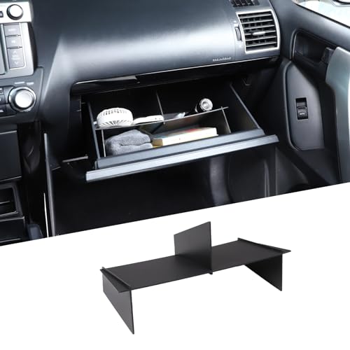 Organizador de guantera ABS negro miniatura 1