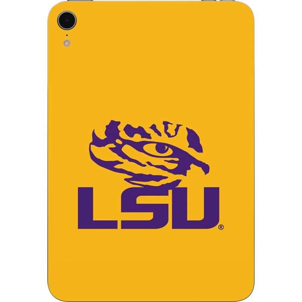 Skinit Decal Tablet Skin Compatible with iPad Mini 7 (2025) - Officially Licensed LSU Tiger Eye Logo Yellow Design
