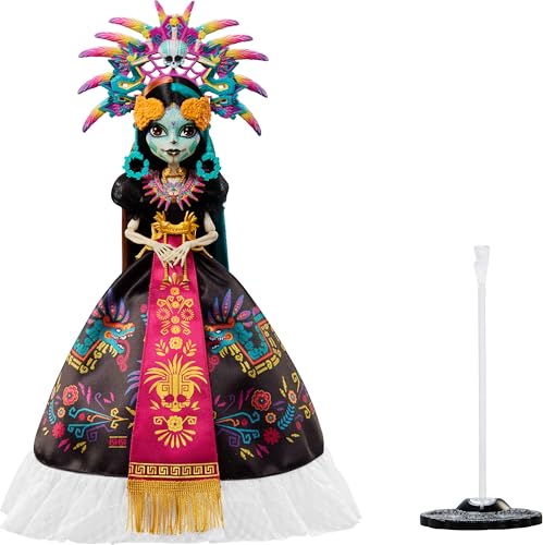 Muñeca Skelita Calaveras Día de Muertos 2025 miniatura 5
