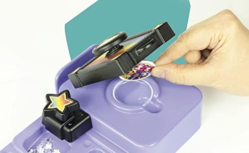 Clementoni 18726 Rainbow High-Badge Maker-Art and Crafts for Kids Ages 7, Creative Toys-Made in Italy, Multi-Coloured
