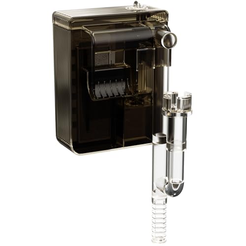 Aquarium Filter, Small Fish Tank Filter for Up to 5 Gallon, Adjustable Flow, 66 GPH, 3W, HOB Filter