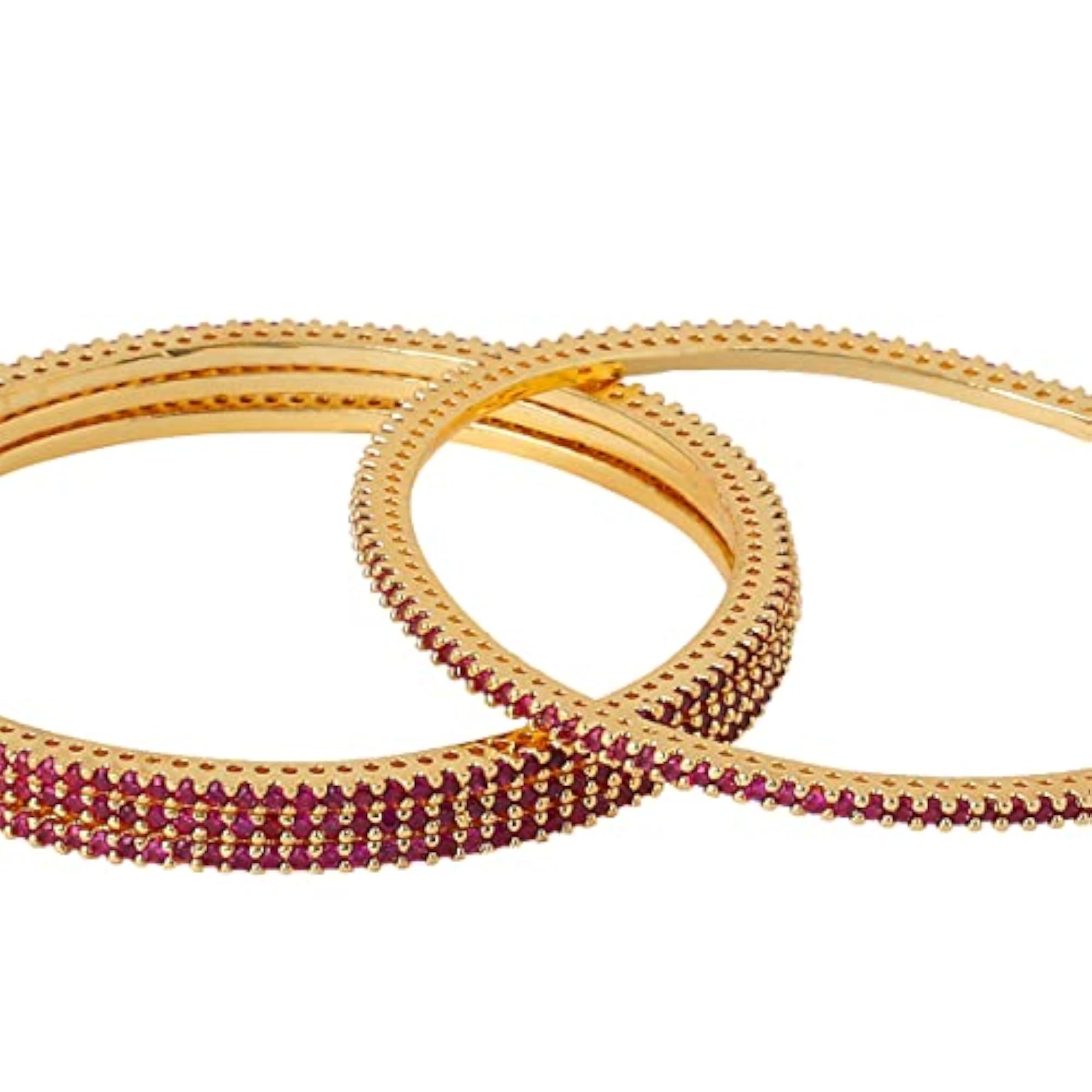 American Diamond Bangles for Women - AD Stone Tone - Anniversary Gift for Wife