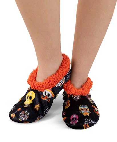 Image of Lazy One Fuzzy Feet Slippers for Women, Cute Fleece-Lined House Slippers, Cute Slipper Socks