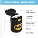 THERMOS FUNTAINER Insulated Food Jar, 10 Ounce, Kid Friendly Food Jar with Foldable Spoon, Batman