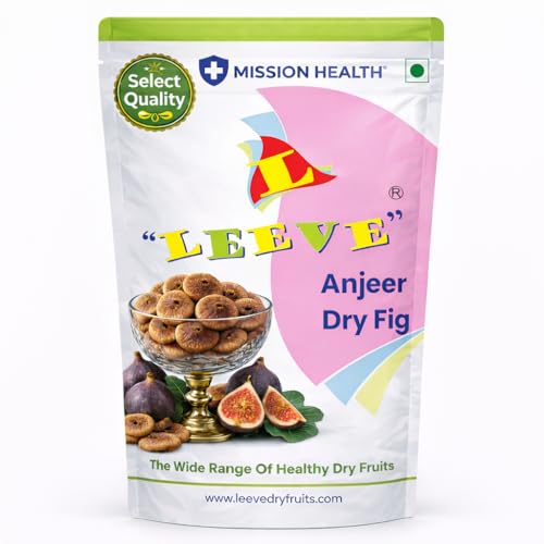 Image of Dried Figs (Anjeer) 2 Kg| Naturally Sweet & Fiber Rich | Soft & Fresh Handpicked Dry Fruits | Healthy Snack | Leeve
