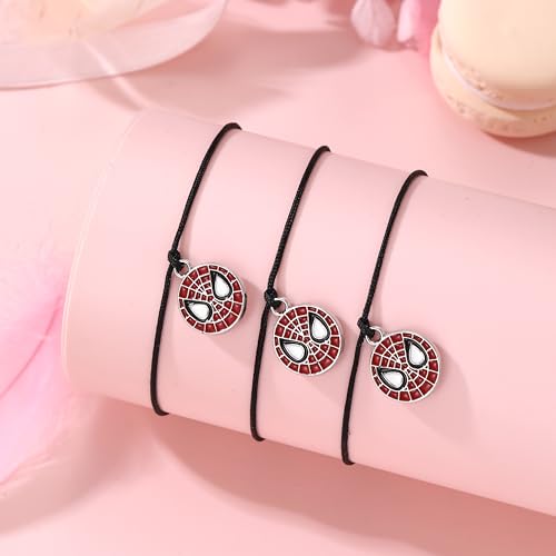 Back to School Bracelet Gifts, First Day of to School Gifts Spider and Kitty Matching Bracelet3