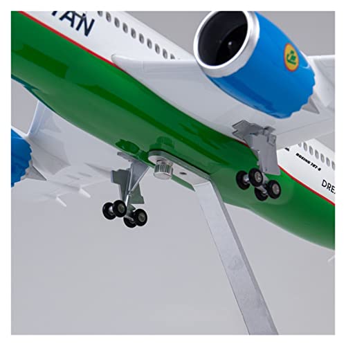 Boeing B787 modelo de avión réplica 1:130 kit de hobby coleccionable con soporte de aviación 6