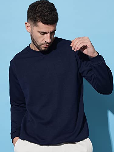 Image of SPUNN Men's Cotton Round Neck Full Sleeves Sweatshirt.