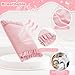 RUDONG M Ruffled Pillow Cases Set of 2, Standard Microfiber Pillowcases, Decorative Ruffle Pillow Covers with Envelope Closure, 20x26 Inches Pink Boho Pillow Shams