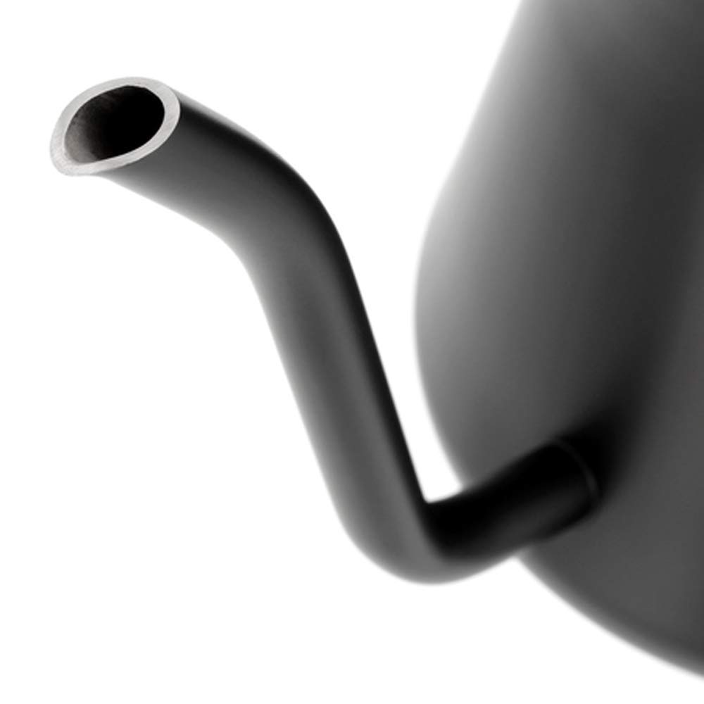 Fellow x Stag Mini Hervidor de Agua con una Capacidad de 600 ml-Negro, 0.6 litros, Acero Inoxidable, Black