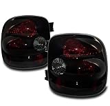 ZMAUTOPARTS Chevy Silverado/GMC Sierra Stepside Altezza Tail Light Black/Smoke Set New