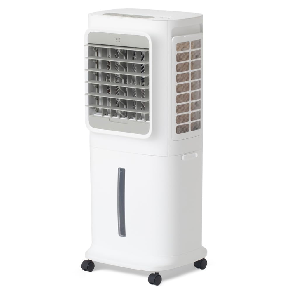 ホワイト冷風機　8段階風量設定 Amazon | MAXZEN 冷風扇風機 冷風機 3段階風量調整 左右自動ルーバー