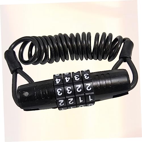 Câble de sécurité vélo POPETPOP, lot de 3 antivols portables à code pour scooter - 4