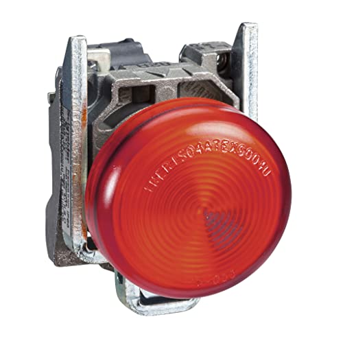 Voyant lumineux rouge Premium finition chrome pour tableau de bord marine