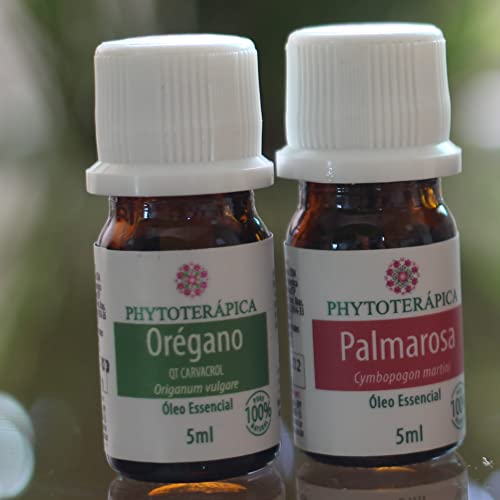 PHYTOTERAPICA- Óleo Essencial de Palmarosa -Para Difusor, Massagem e Aromaterapia -Promove o bem-est
